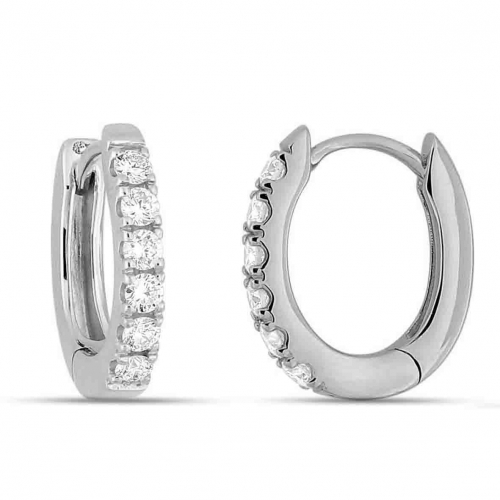 Boucles d'oreilles Diamants - Diamant de Laboratoire