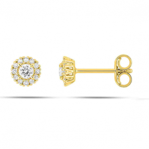 Boucles d'oreilles Diamants - Diamant de Laboratoire