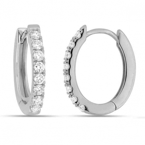 Boucles d'oreilles Diamants - Diamant de Laboratoire