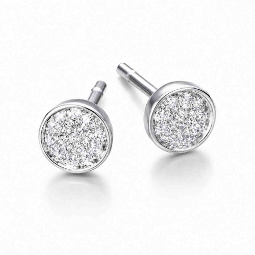 Boucles d'oreilles diamants 