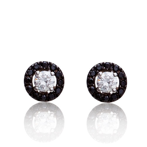 Boucles d'oreilles diamants One More