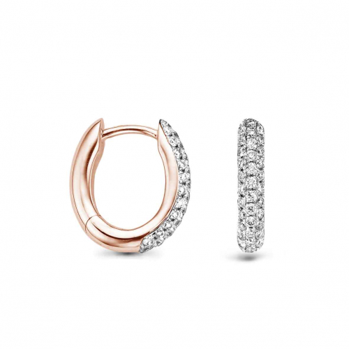 Boucles d'oreilles diamants One More