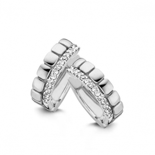 Boucles d'oreilles diamants One More