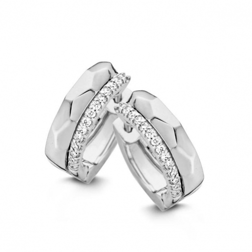 Boucles d'oreilles diamants One More