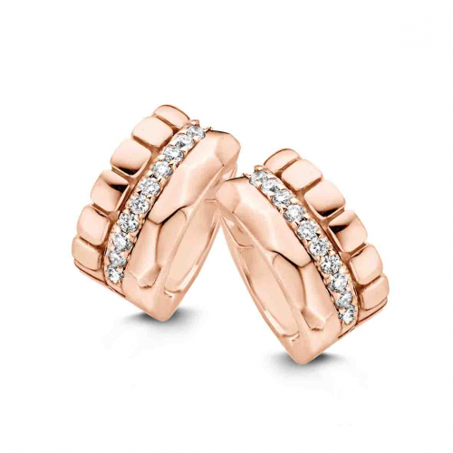 Boucles d'oreilles diamants One More