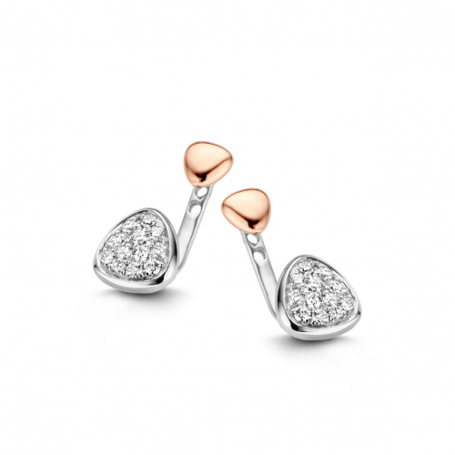 Boucles d'oreilles diamants One More