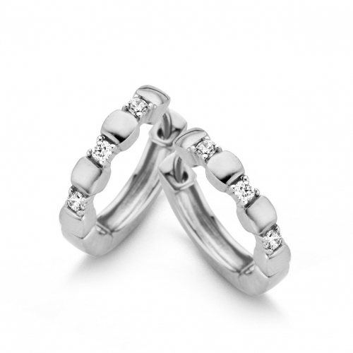 Boucles d'oreilles diamants One More