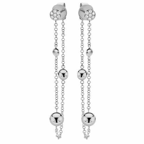 Boucles d'oreilles diamants One More