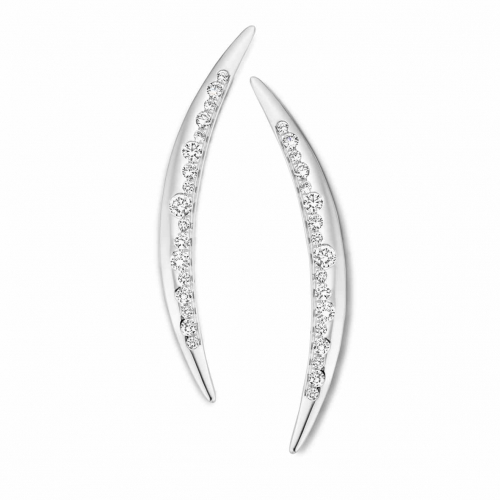 Boucles d'oreilles diamants One More