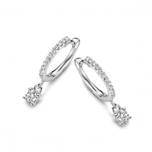 Boucles d'oreilles diamants One More