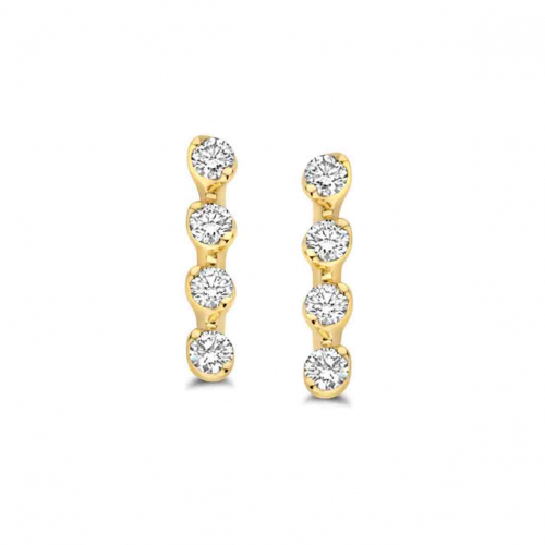 Boucles d'oreilles diamants One More