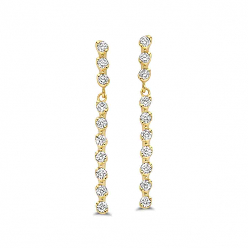 Boucles d'oreilles diamants One More