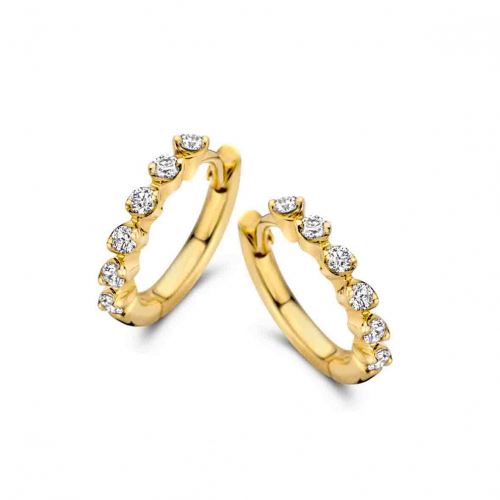 Boucles d'oreilles diamants One More