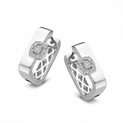 Boucles d'oreilles diamants One More