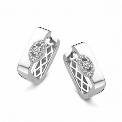 Boucles d'oreilles diamants One More