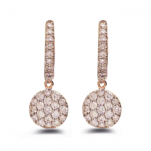 Boucles d'oreilles diamants One More