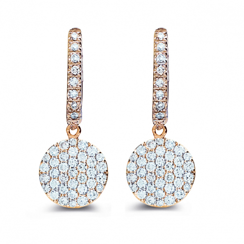 Boucles d'oreilles diamants One More