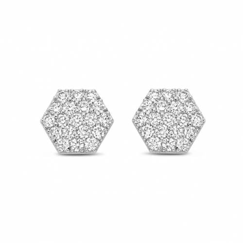 Boucles d'oreilles diamants One More