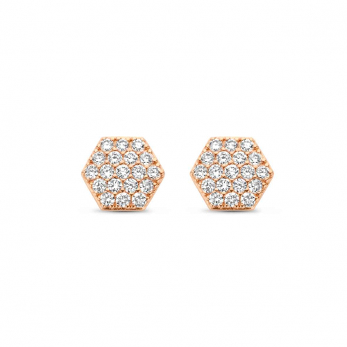 Boucles d'oreilles diamants One More