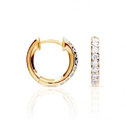 Boucles d'oreilles diamants One More