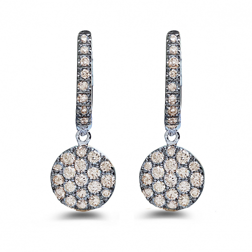 Boucles d'oreilles diamants One More