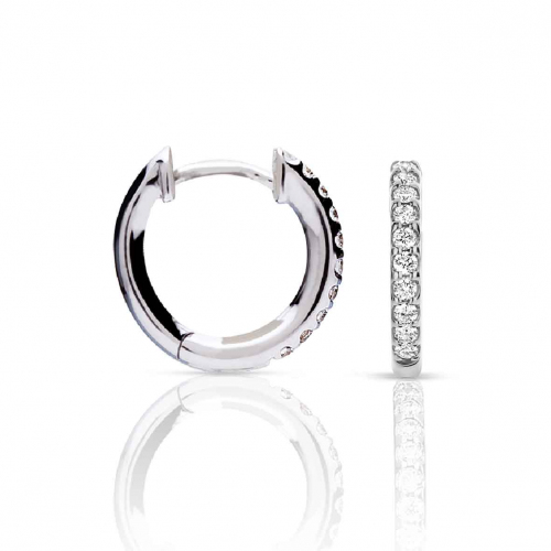 Boucles d'oreilles diamants One More
