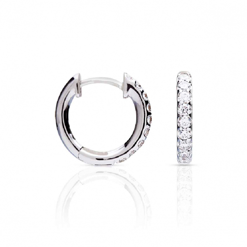 Boucles d'oreilles diamants One More