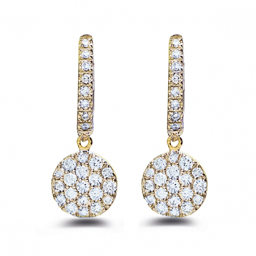 Boucles d'oreilles diamants One More