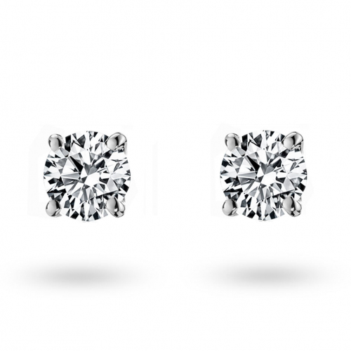 Boucles d'oreilles Diamants serite 4 griffes systme Alpa