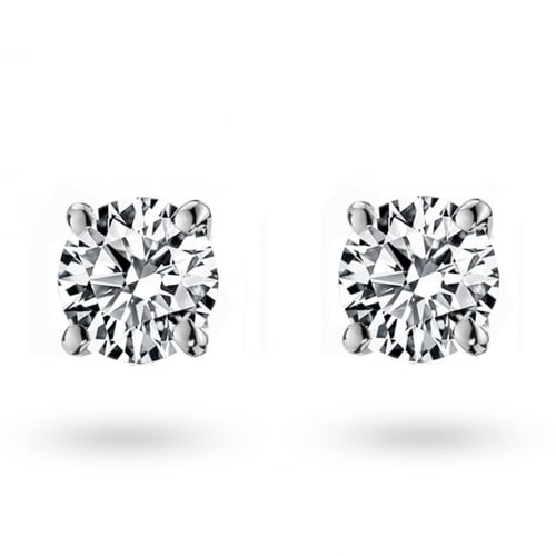 Boucles d'oreilles Diamants serite 4 griffes systme Alpa