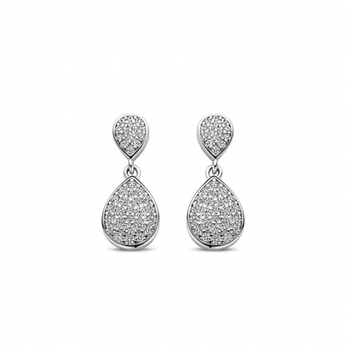 Boucles d'oreilles en argent serties d'oxydes-Naiomy
