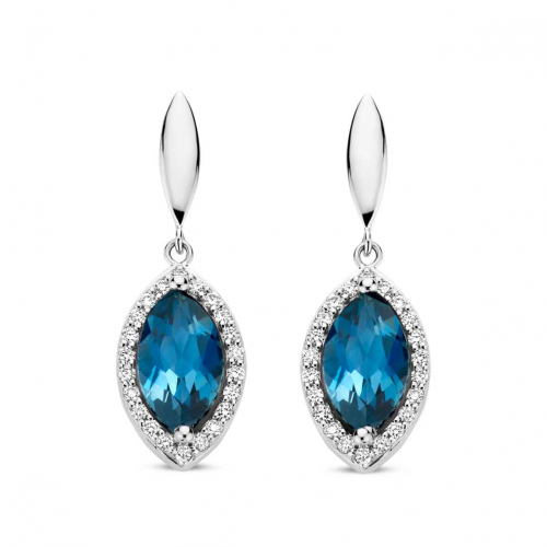 Boucles d'oreilles Etna - Topaze London Blue - One More