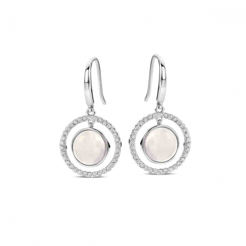 Boucles d'oreilles nacre et Oxydes - Naiomy