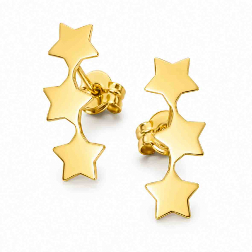 Boucles d'oreilles Or Etoile