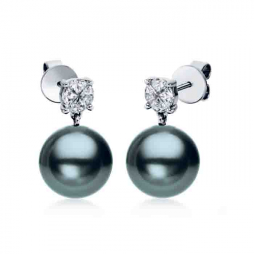 Boucles d'oreilles Perle de tahiti