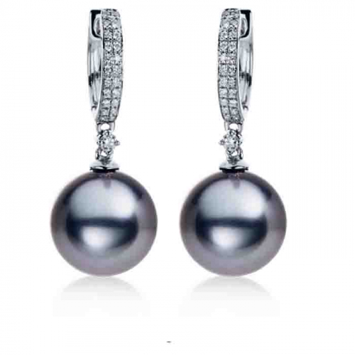 Boucles d'oreilles Perle de tahiti