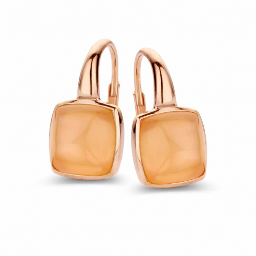 Boucles d'oreilles Pierre de Lune orange One More