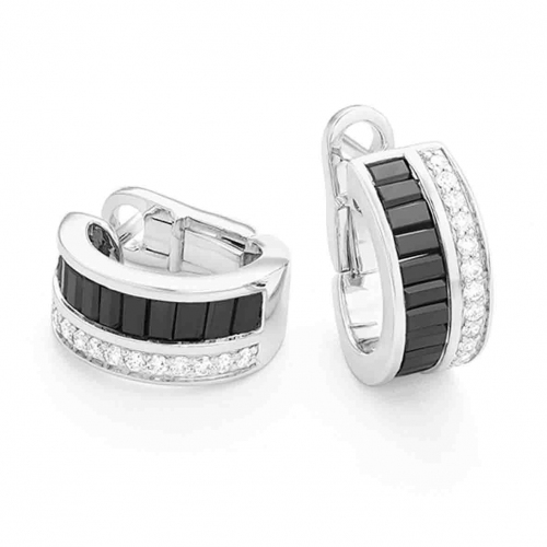 Boucles d'Oreilles Saphirs