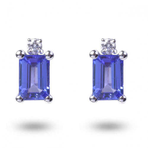 Boucles D'oreilles Tanzanite