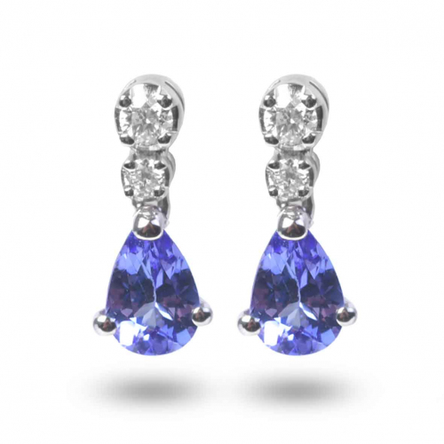 Boucles D'oreilles Tanzanite