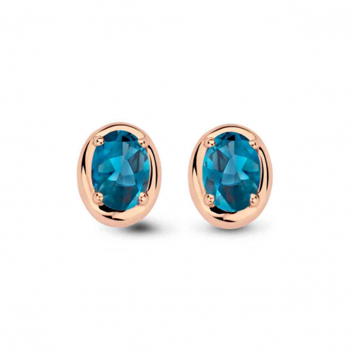 Boucles d'oreilles topaze London Blue One More