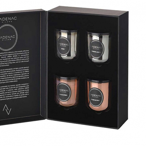 Bougie Ladenac Urban Senses - Coffret 4 senteurs - 75 gr