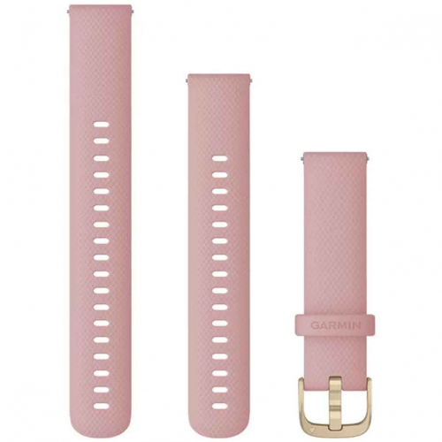 Bracelet  dgagement rapide Rose Poudr - 18mm - Garmin