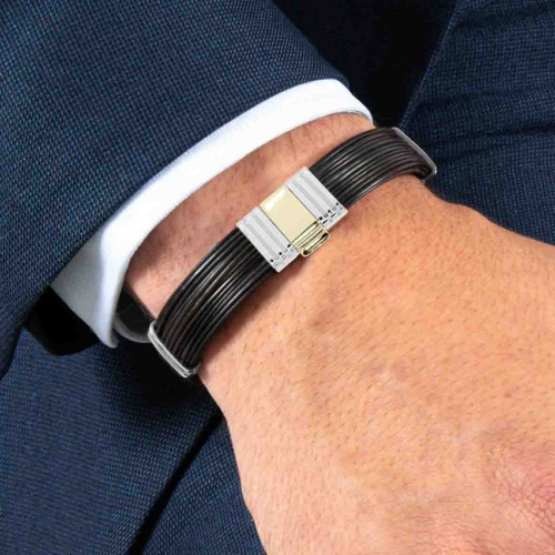 Bracelet Albanu poils d'�l�phant fermoir 2 Ors