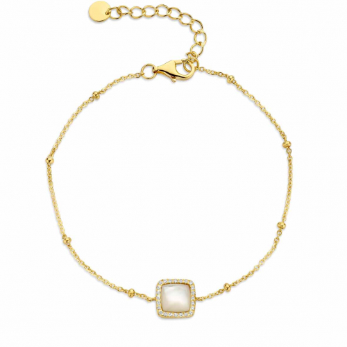 Bracelet argent - plaqu� or - Naiomy