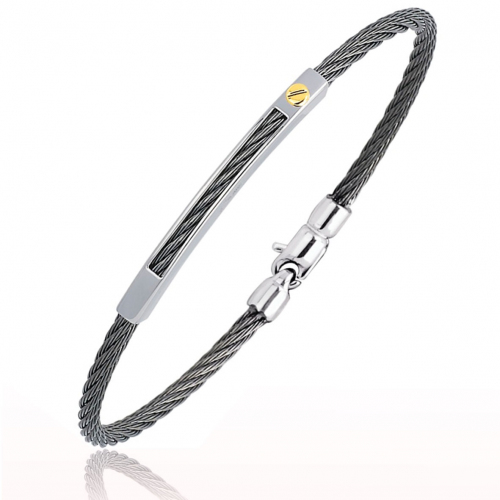 Bracelet acier et or