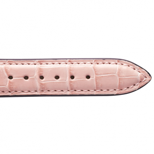 Bracelet Montre Crocodile Mat Rose