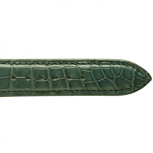 Bracelet Montre Crocodile Mat Kaki