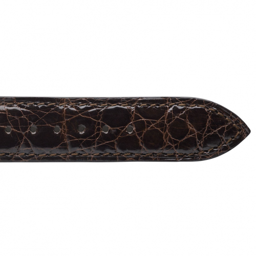 Bracelet De Montre En Crocodile Marron 20mm - Pour Montre F.P. Journe Ou Autre - Occasion