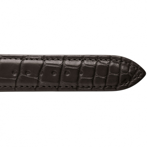 Bracelet Montre Crocodile Mat Marron